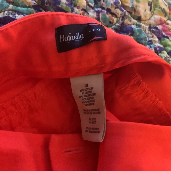 Rafaella royal blue capris and red capris - Picture 8 of 10